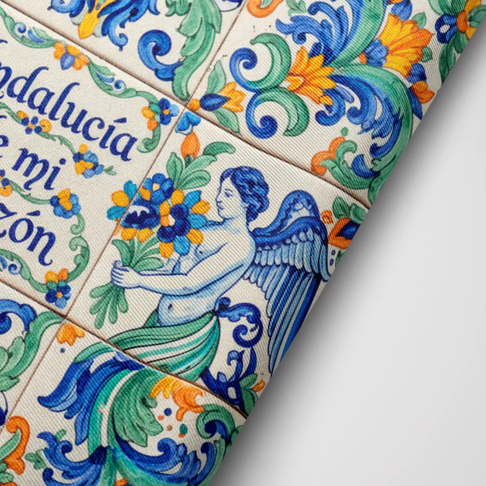 Pañuelo Andalucía de mi Corazón detalle solapa | Blackpier