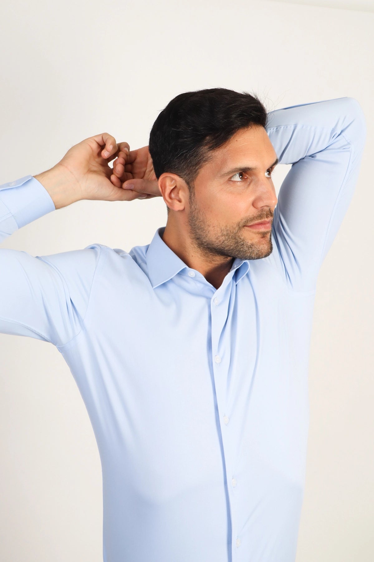 Camisa Premium Bambú - Azul Cielo