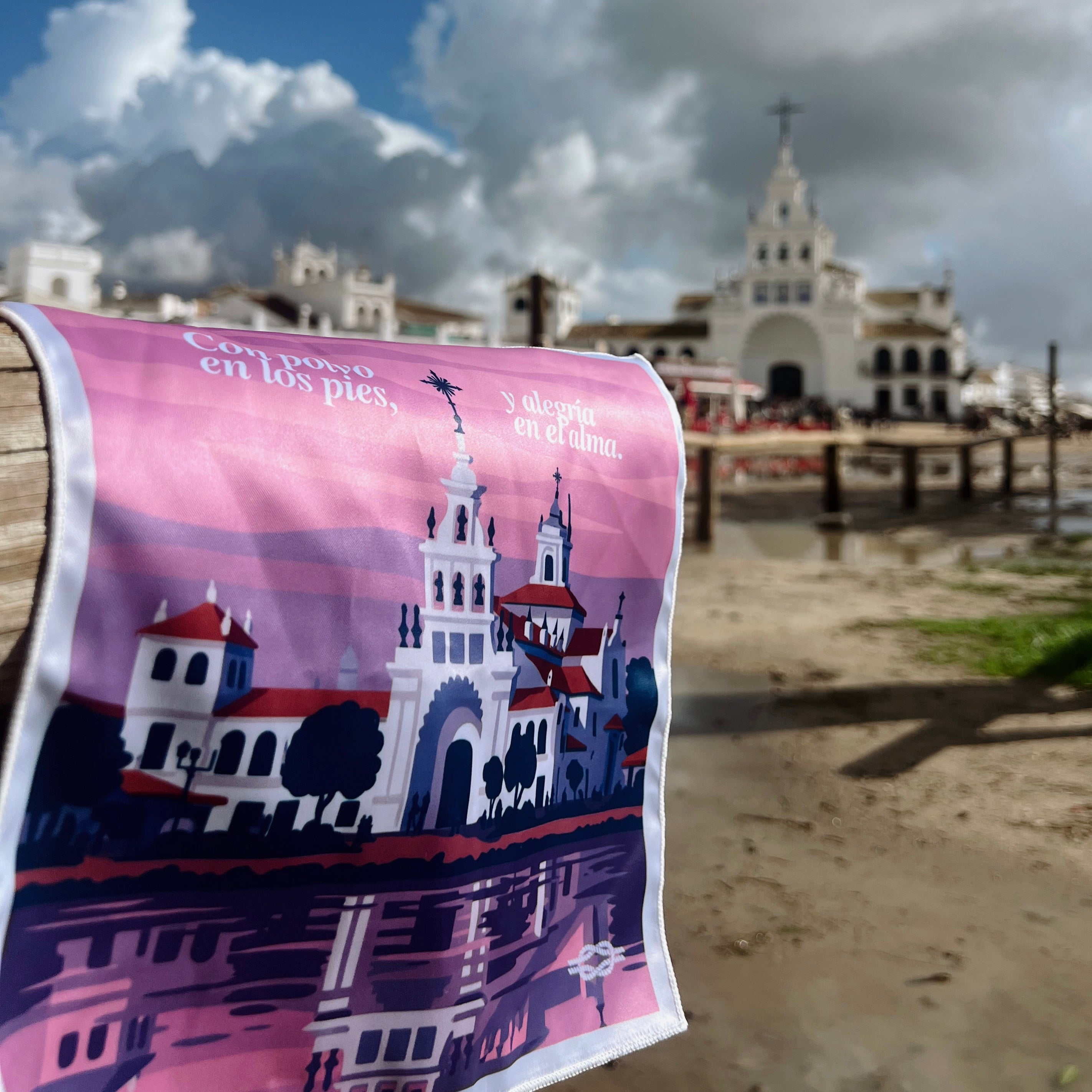 Pañuelo de bolsillo | Atardecer en la Ermita del Rocío