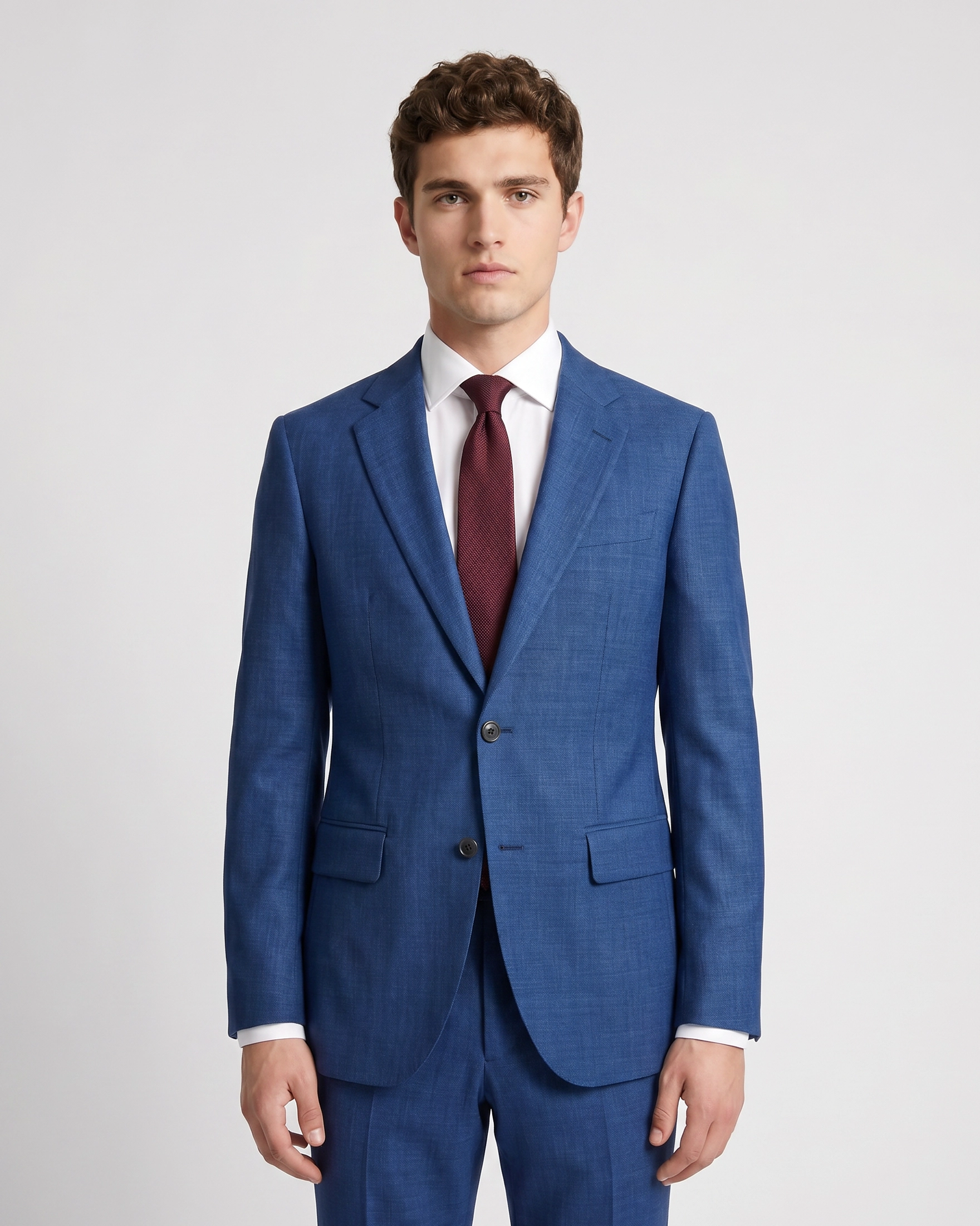 Traje Azul “Blue Regent” de Lana Fresca