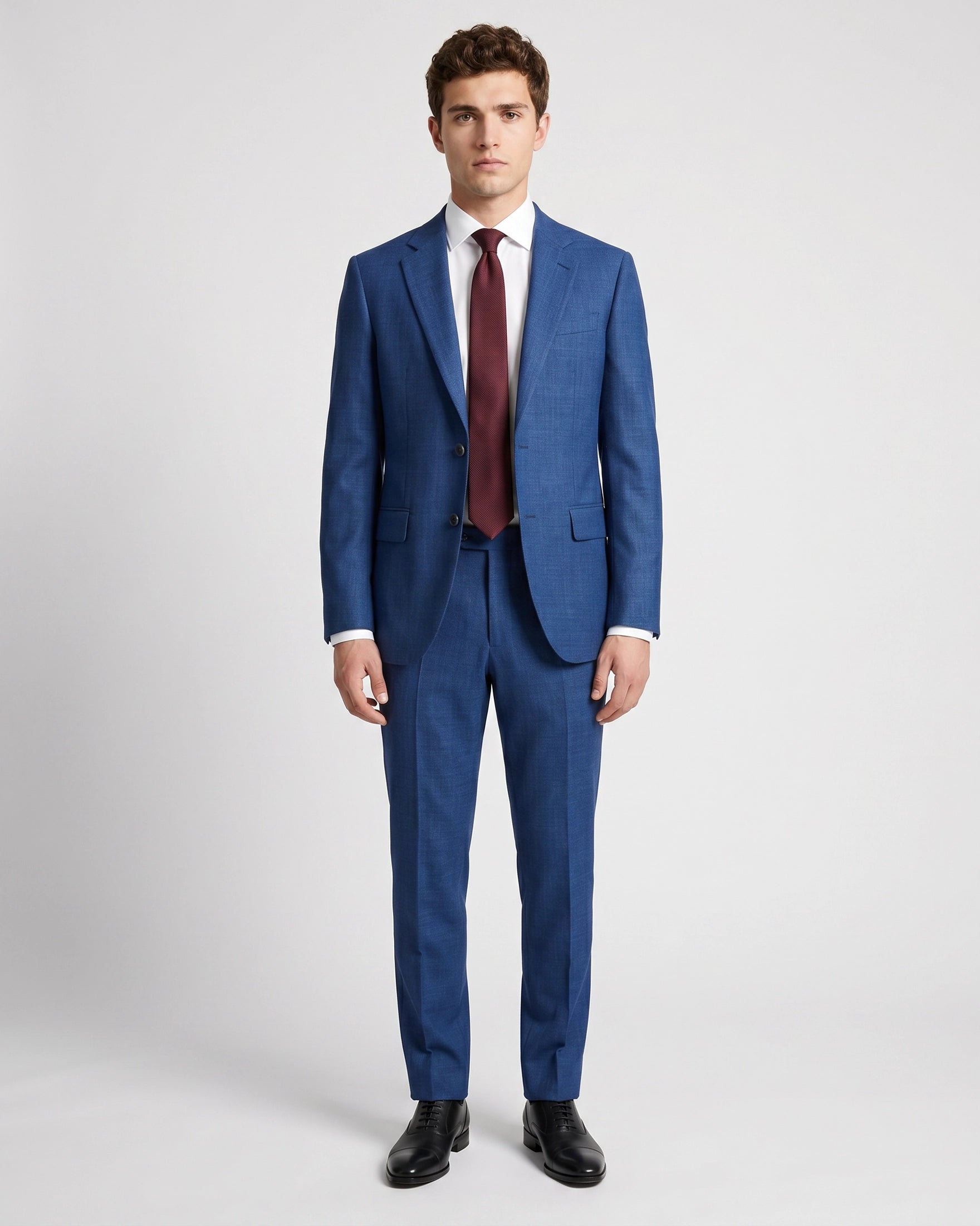 Traje Azul “Blue Regent” de Lana Fresca