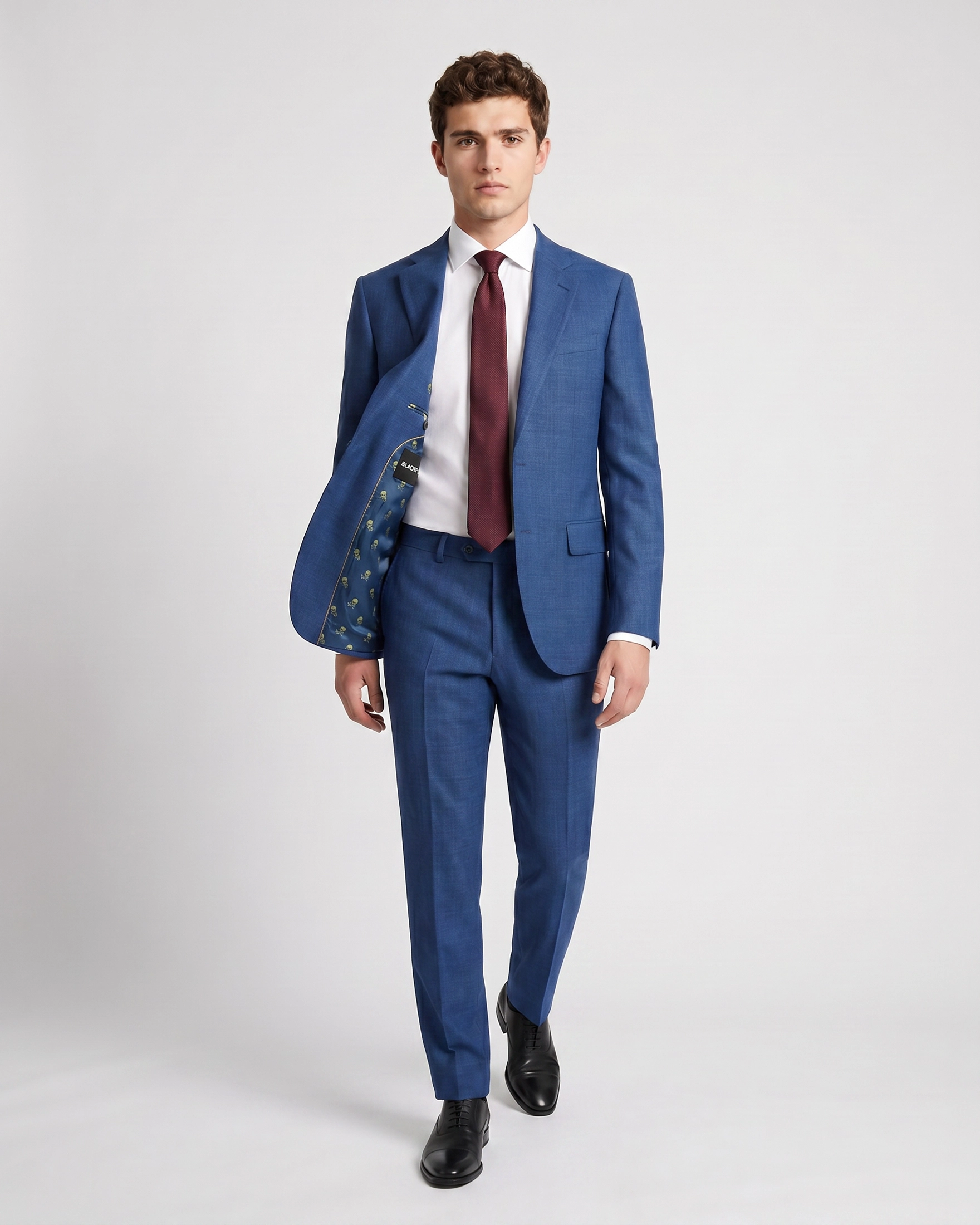 Traje Azul “Blue Regent” de Lana Fresca