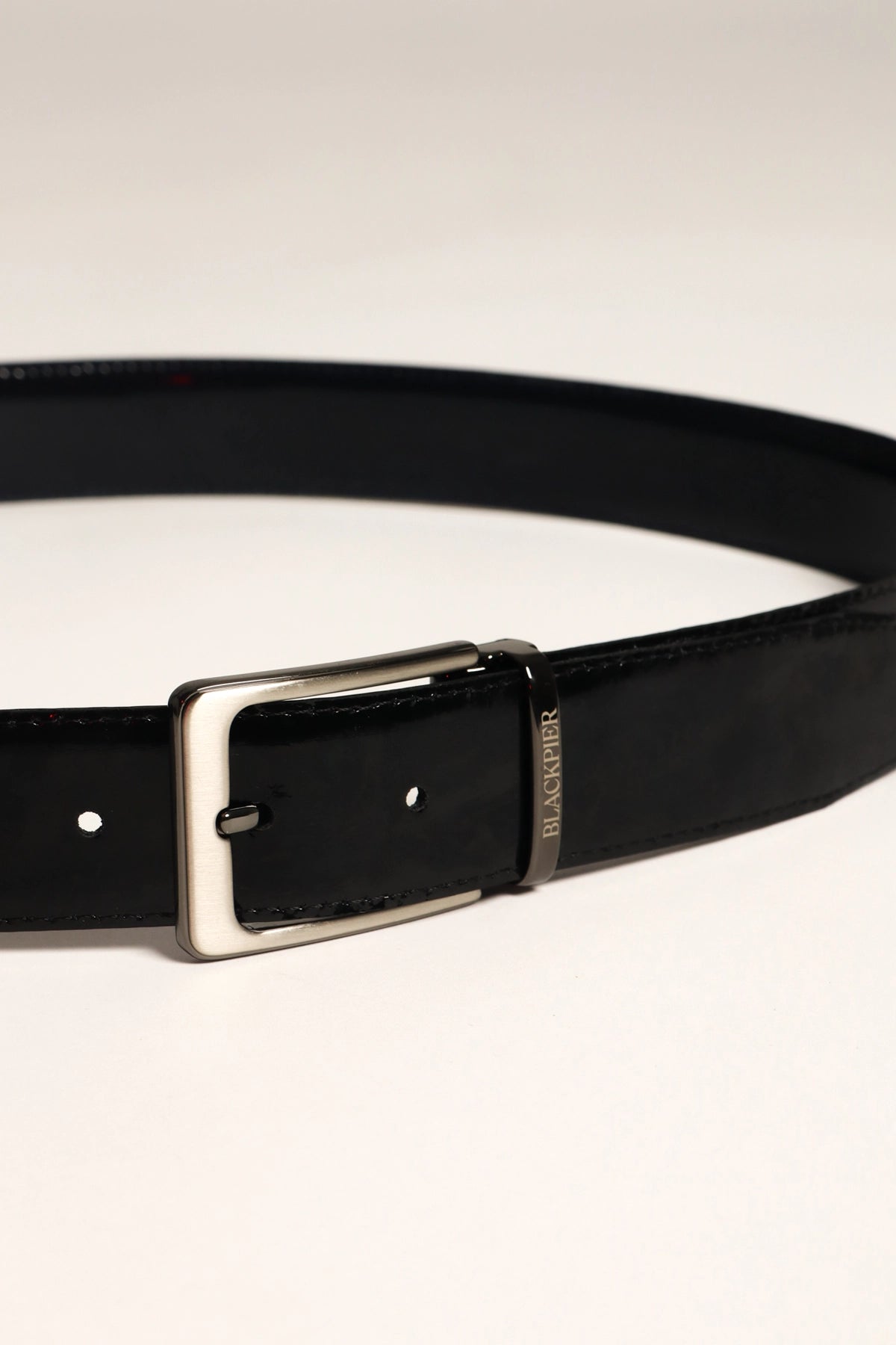 Cinturón Negro Charol | Black Gloss Belt de Gala