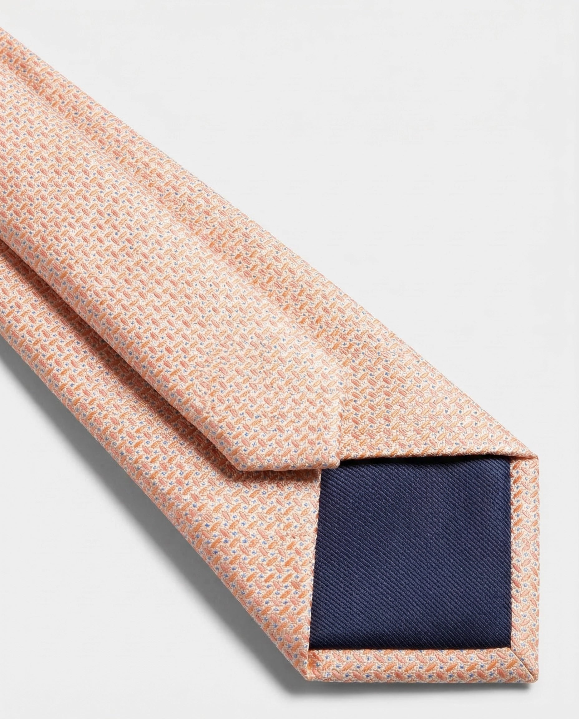 Corbata Amarillo Melocotón Texturizada