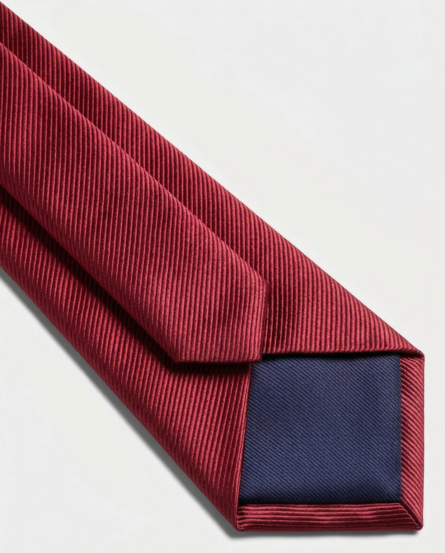 Corbata Granate con Textura Diagonal