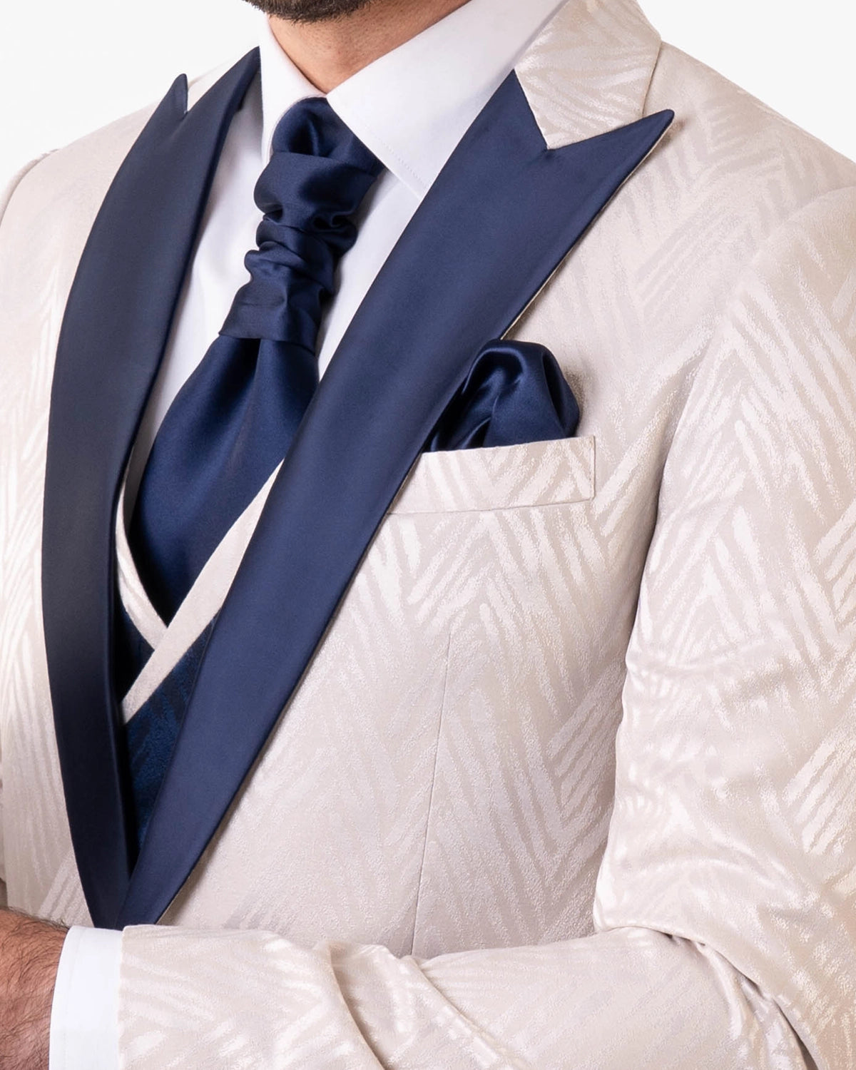 Esmoquin Novio Beige