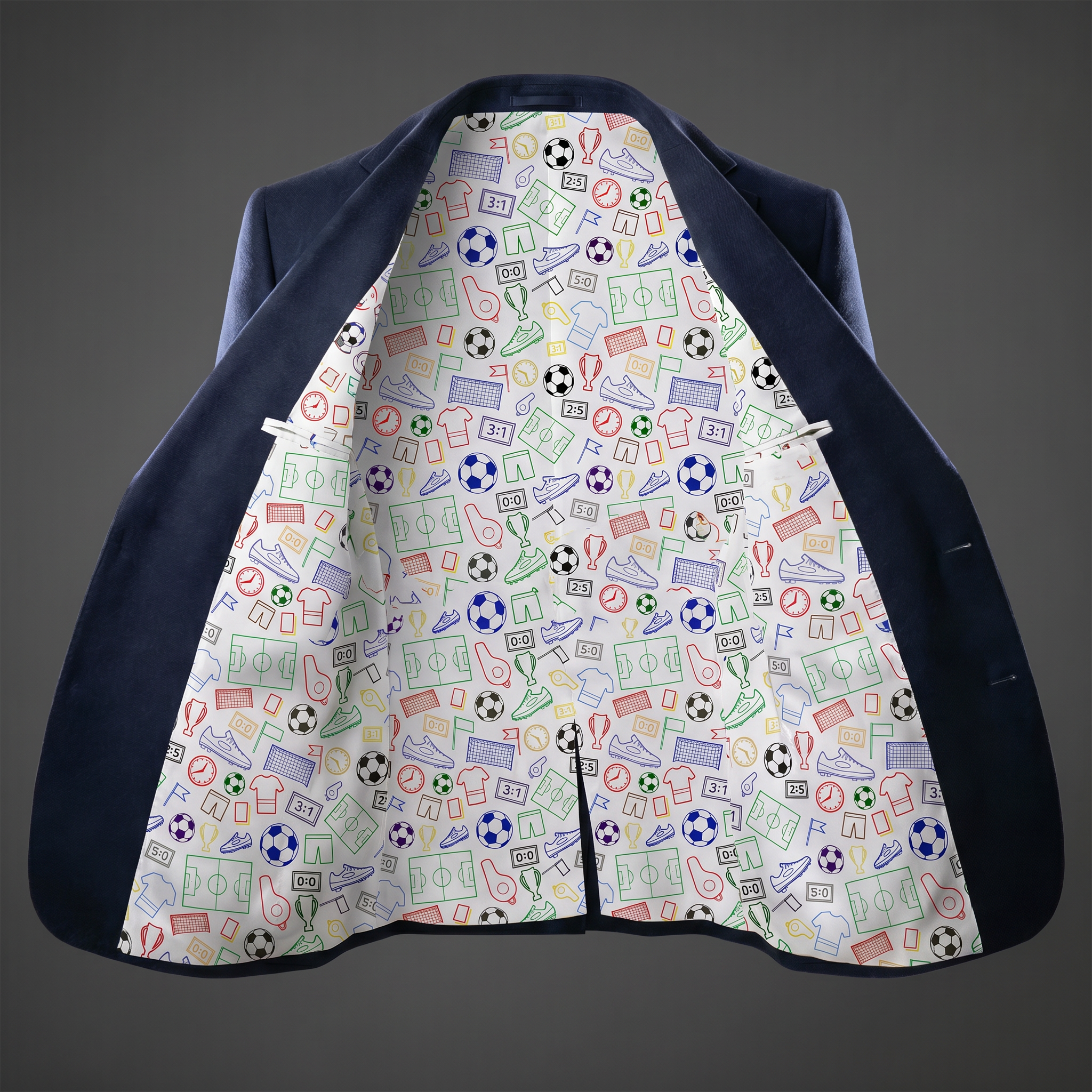 Forro Fútbol Multicolor — Estampado Futbolero