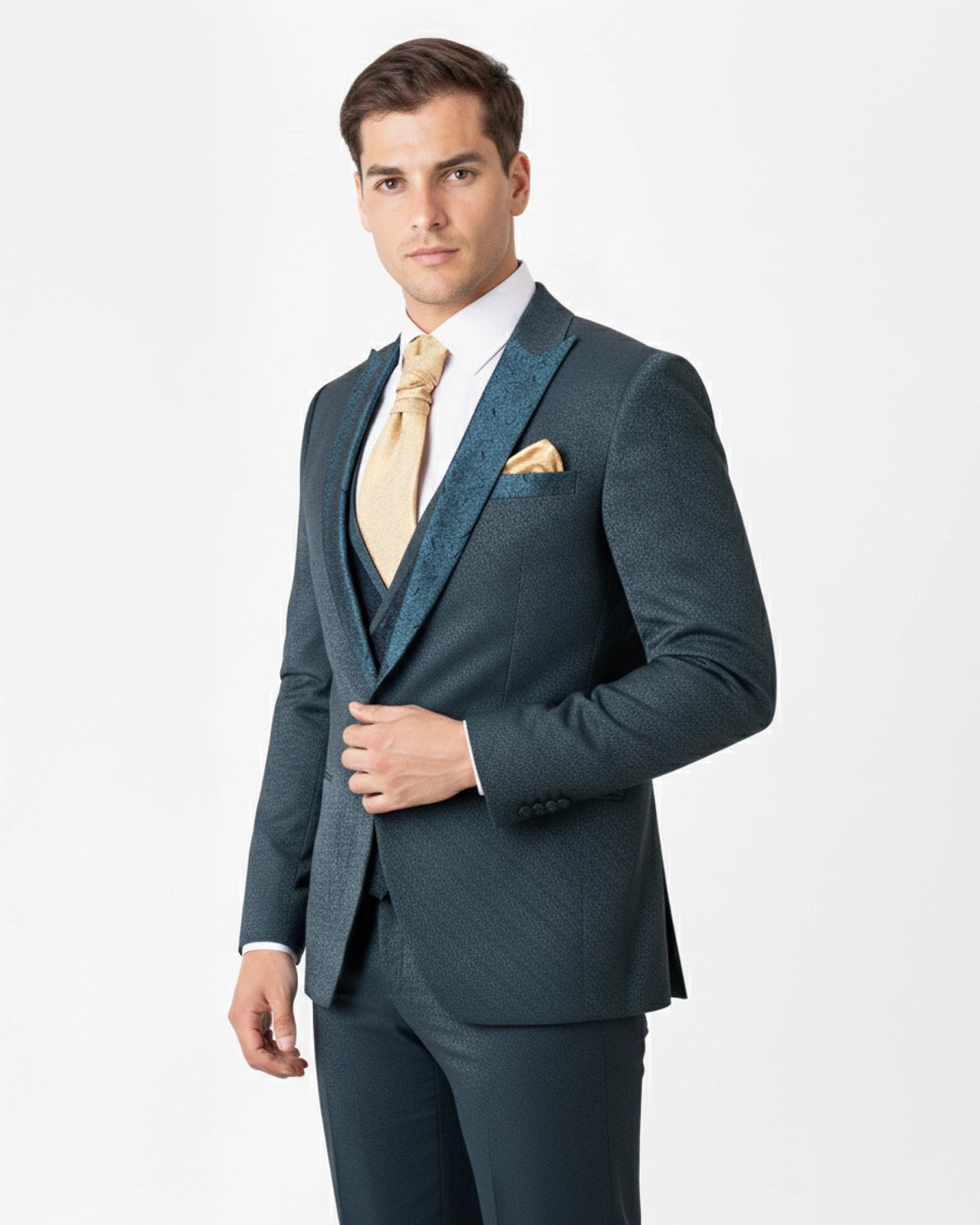 Traje de Novio Color Verde