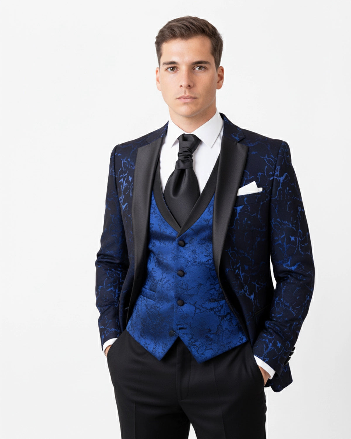 Traje Novio Rayo Azul