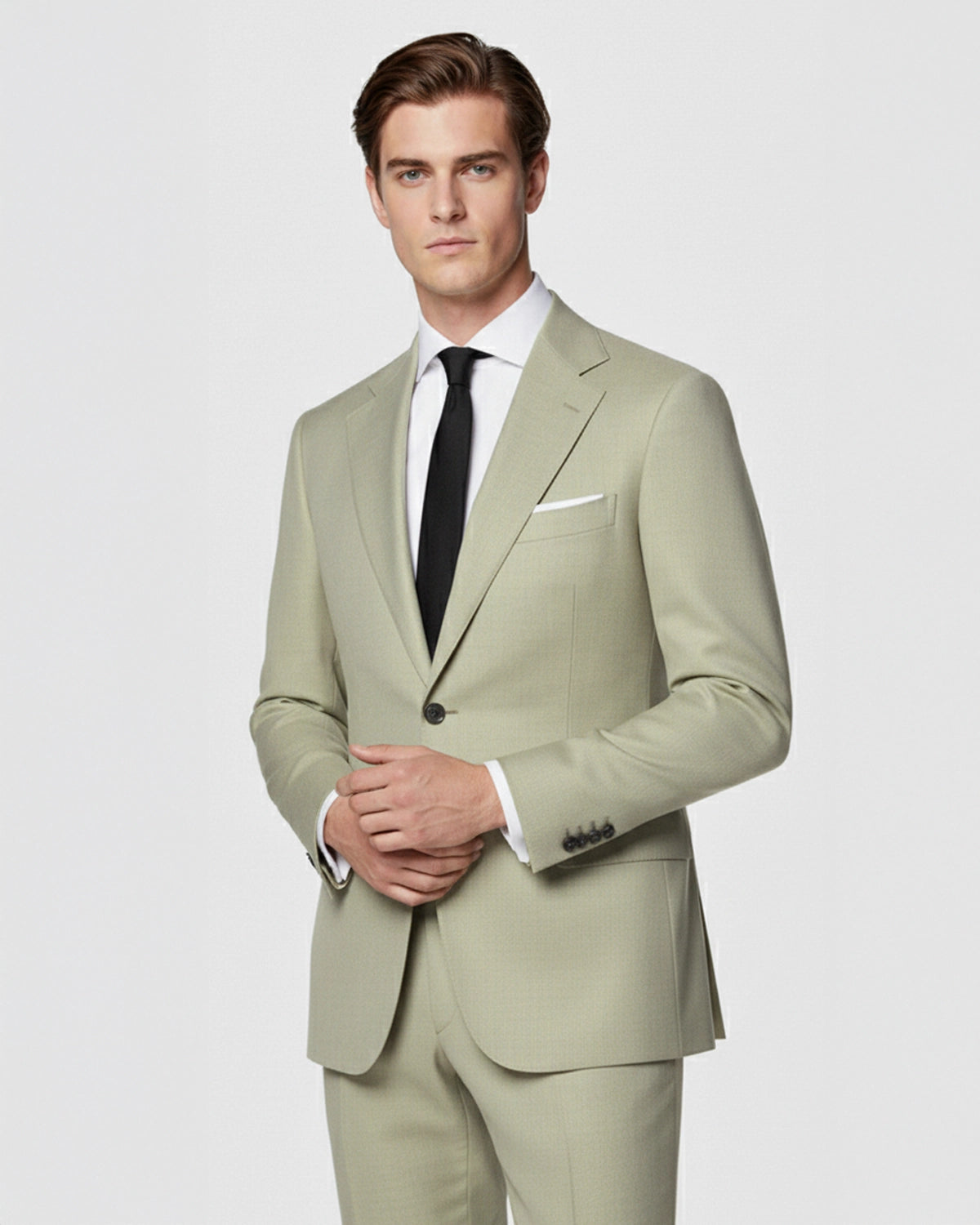 Traje Verde Verde Claro Boho