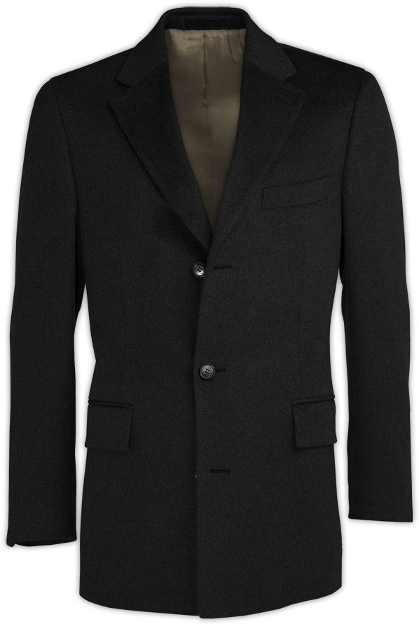 Charcoal Cashmere Coat