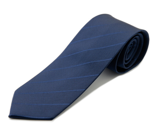 Cravatta Blu A Righe