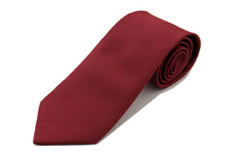 Solid Garnet Tie