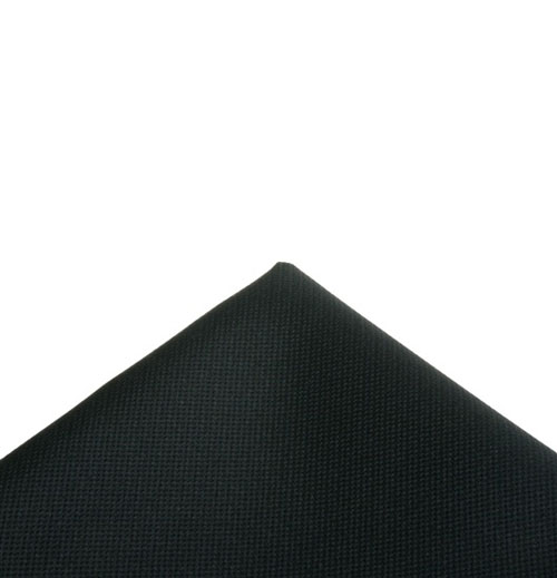 Italian fabric black pocket handkerchief
