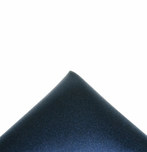 Mouchoir poche de soie bleu marine