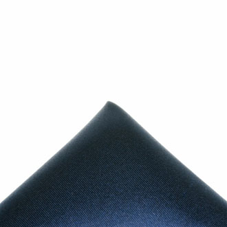 Mouchoir poche de soie bleu marine