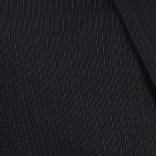 Premium Pinstripe Dark Grey Tailored Suit - Fabric