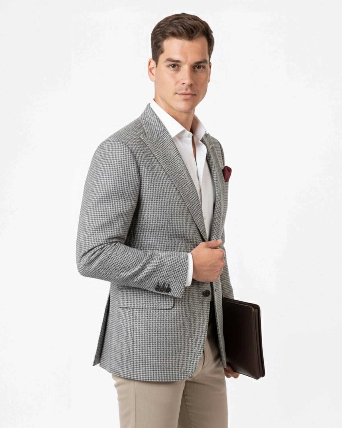 Americana estampado pata de gallo