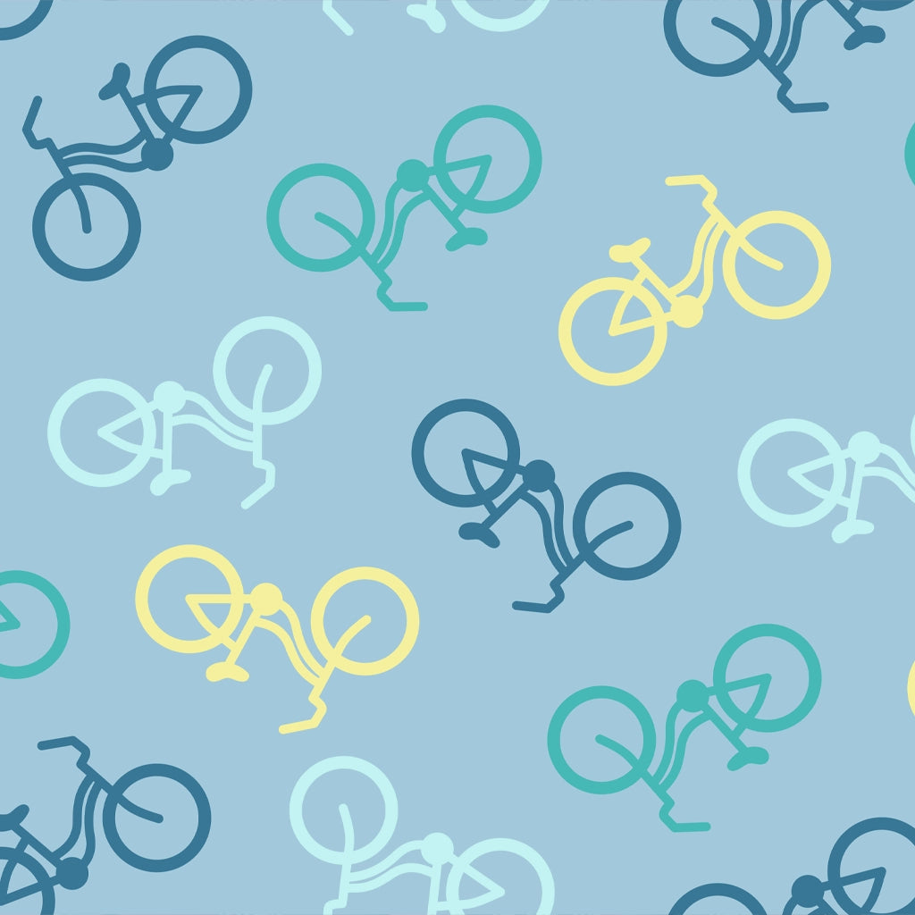 Forro Bicicletas — Estampado Ciclista Pop