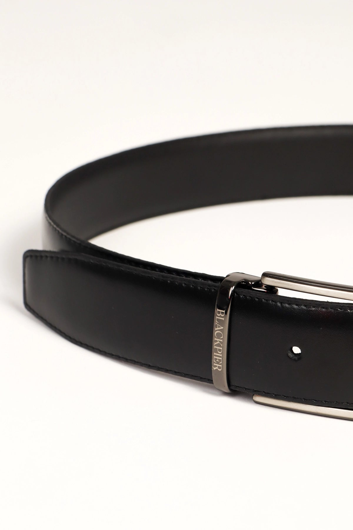 Cinturón Negro de Piel | Black Essential Belt