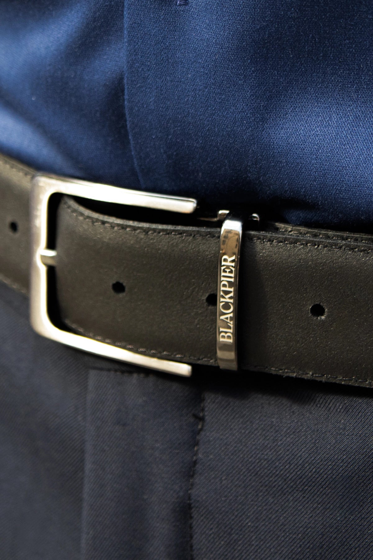 Cinturón Negro de Piel | Black Essential Belt