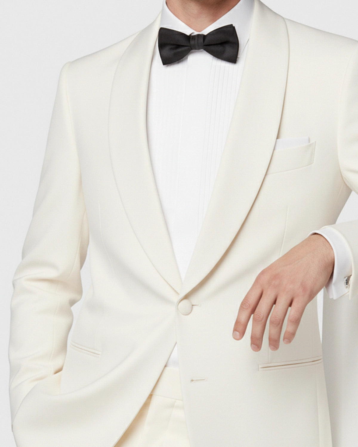 Esmoquin Blanco Roto