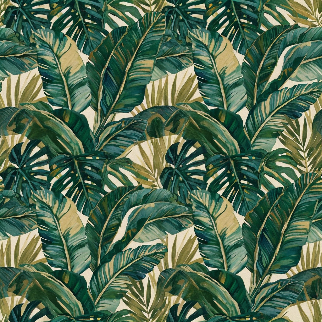Forro Hojas Tropicales — Selva Verde