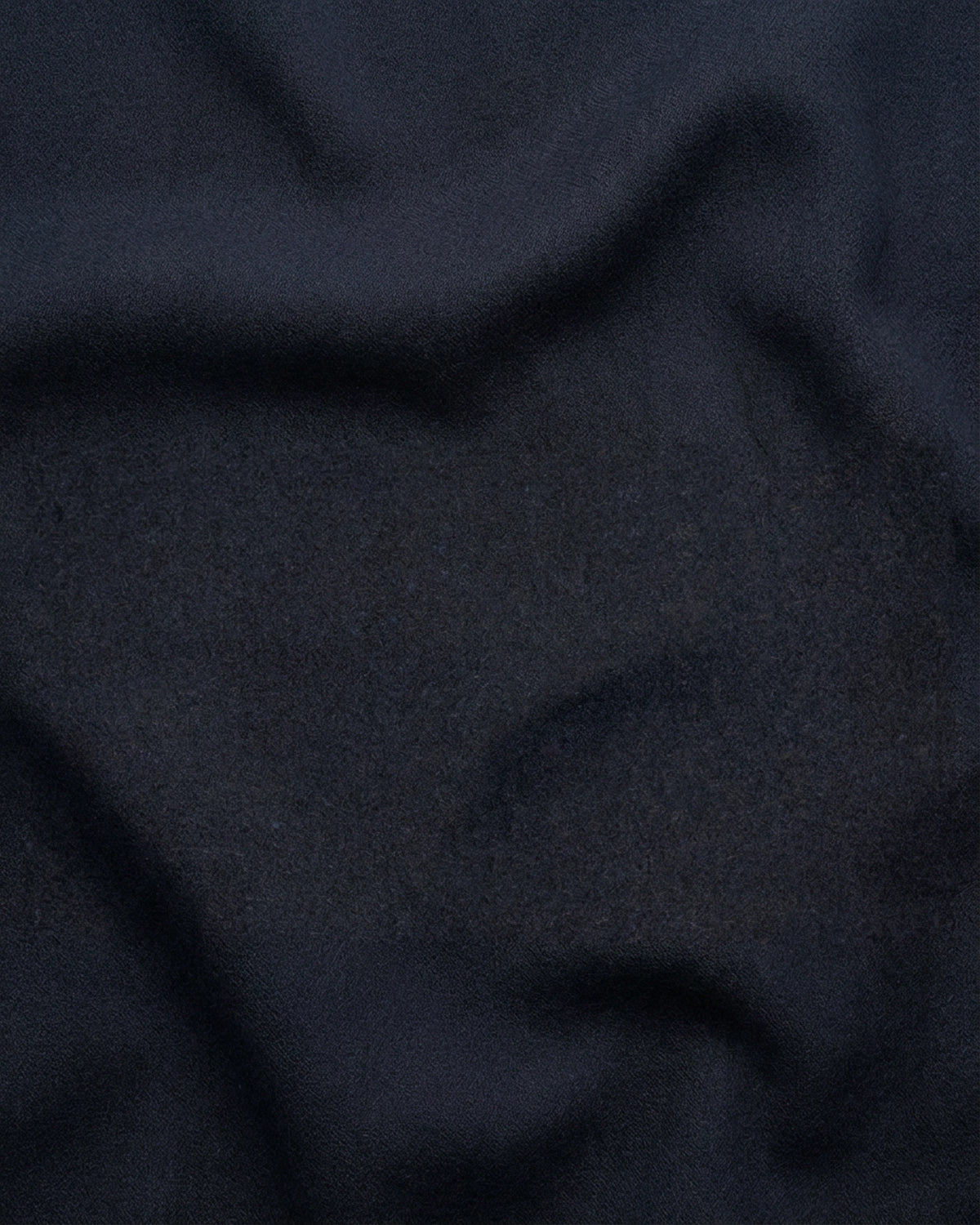 Abrigo de Lana Premium "Tacto Cashmere" Azul Noche con Cinturón y Manga Raglán