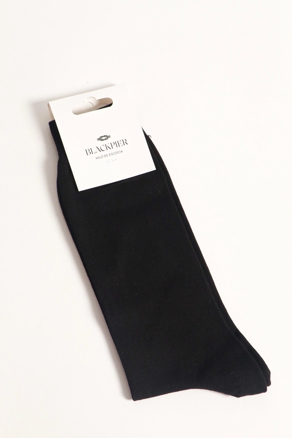 Calcetines Negros Hilo de Escocia | Essential Black