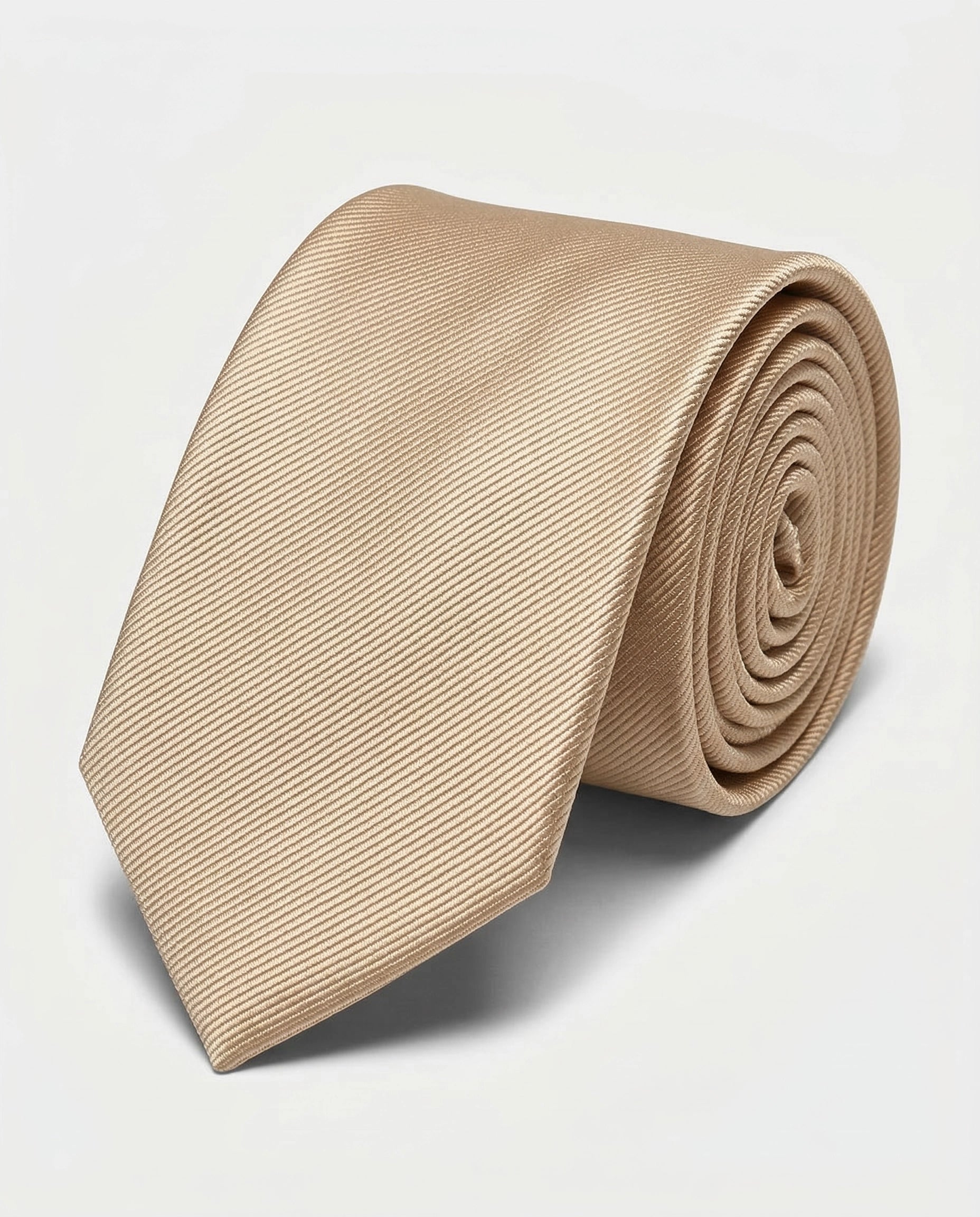 Corbata Champagne Satinada