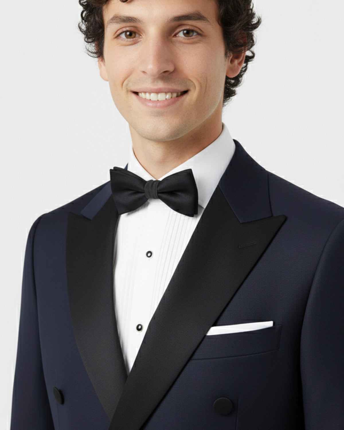 Esmoquin Cruzado Azul Marino