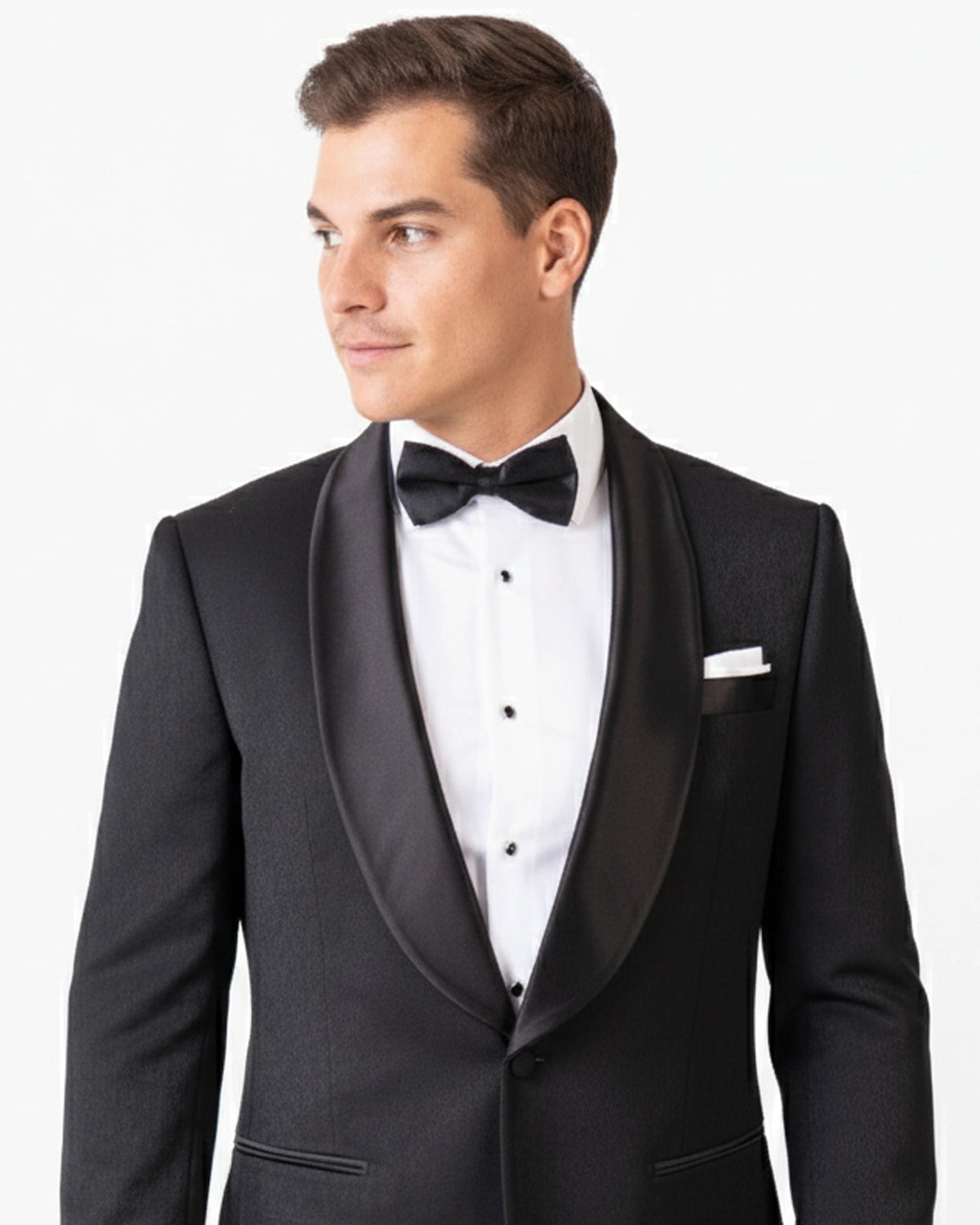 Esmoquin Negro con Trama
