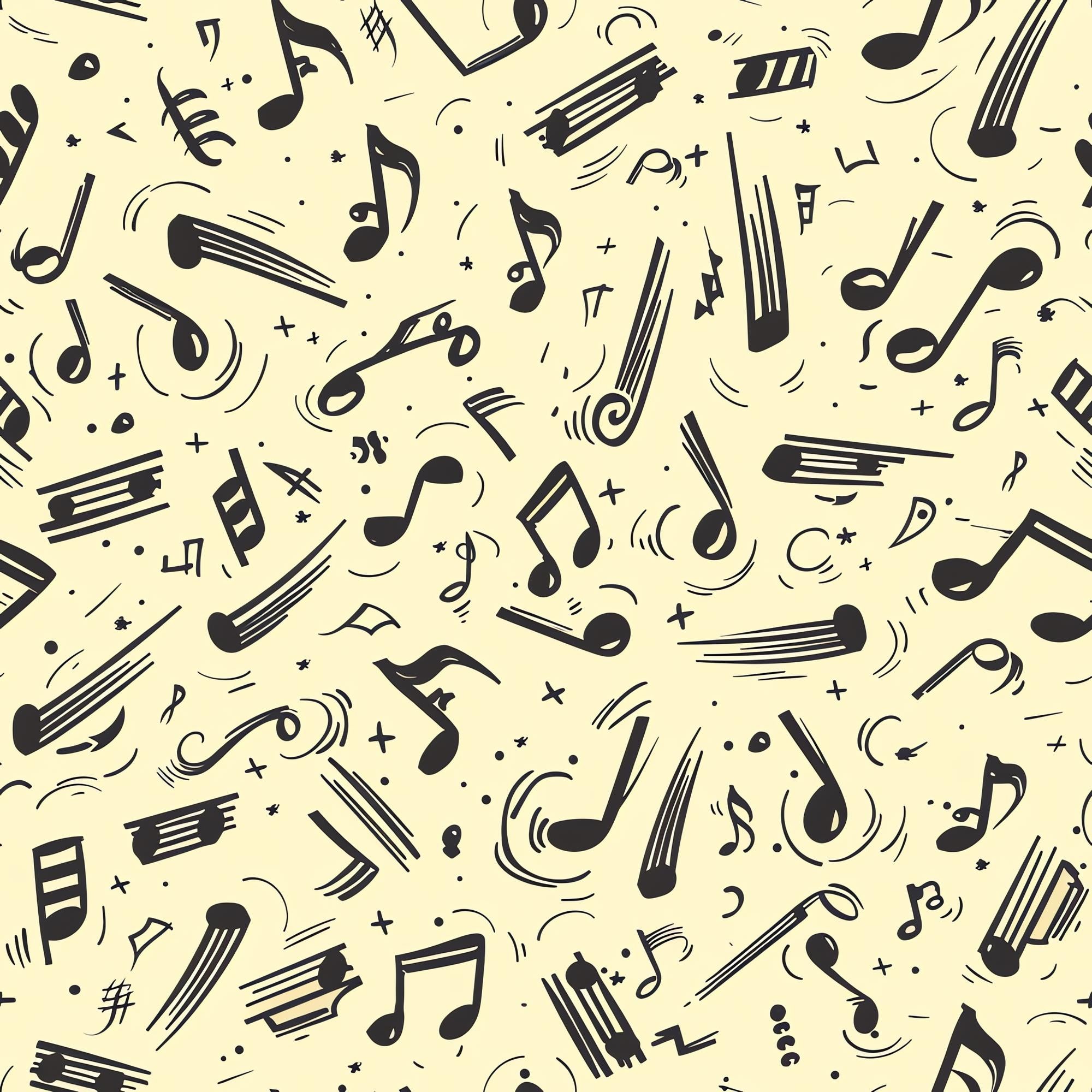 Forro Notas Musicales — Partitura Doodle