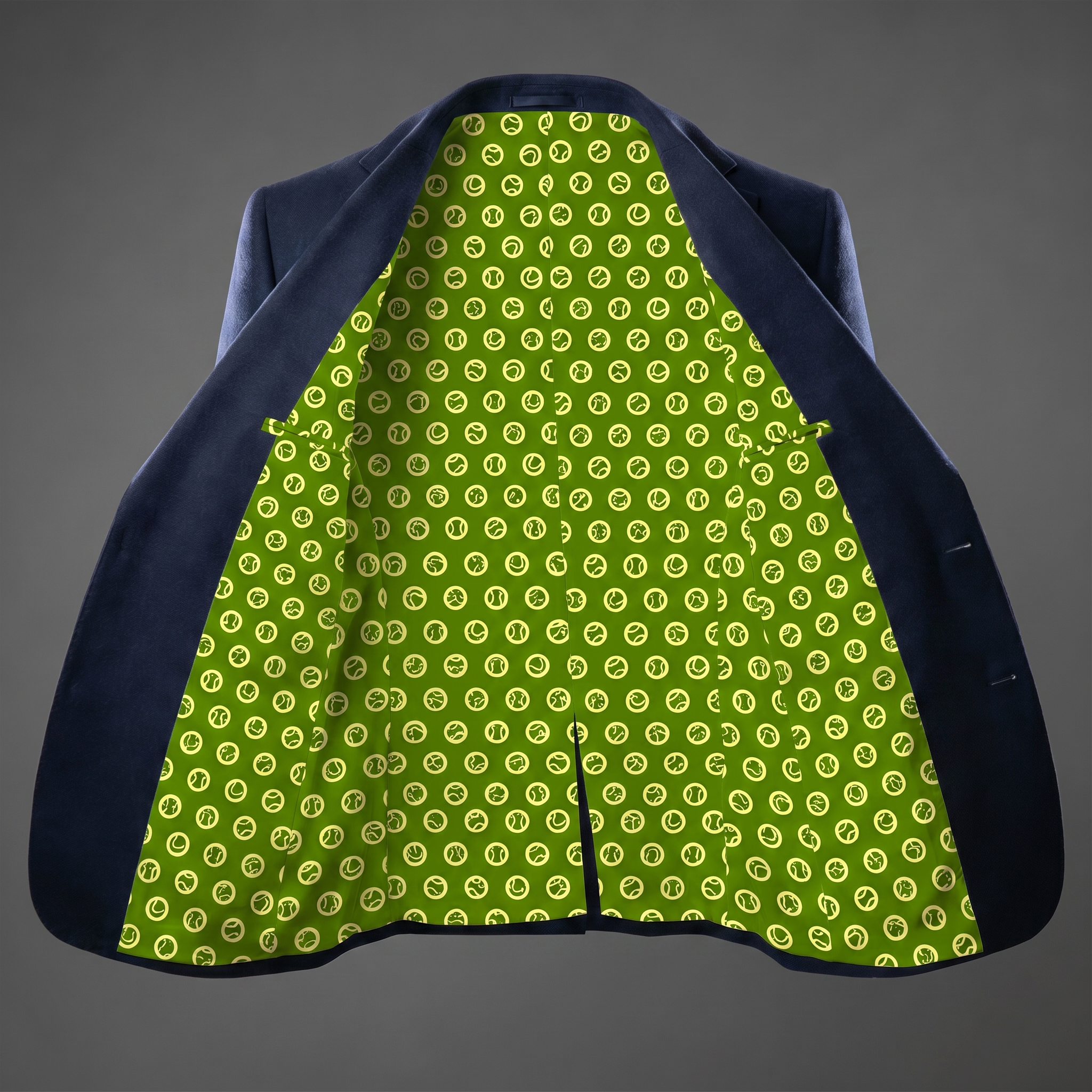 Forro Tenis — Pelotas sobre Verde
