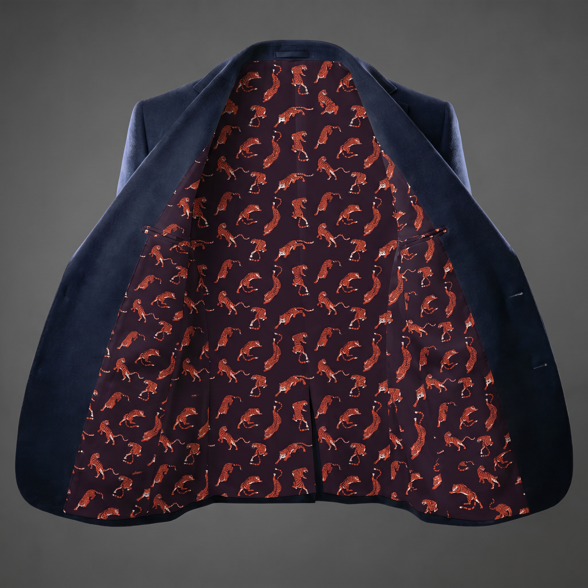 Forro Tigres — Estampado Felino Salvaje