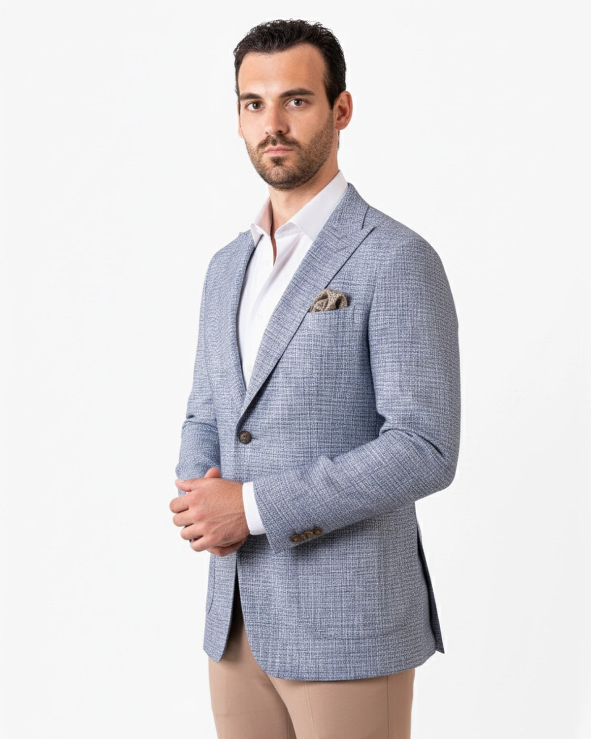 Traje con Americana azul Claro