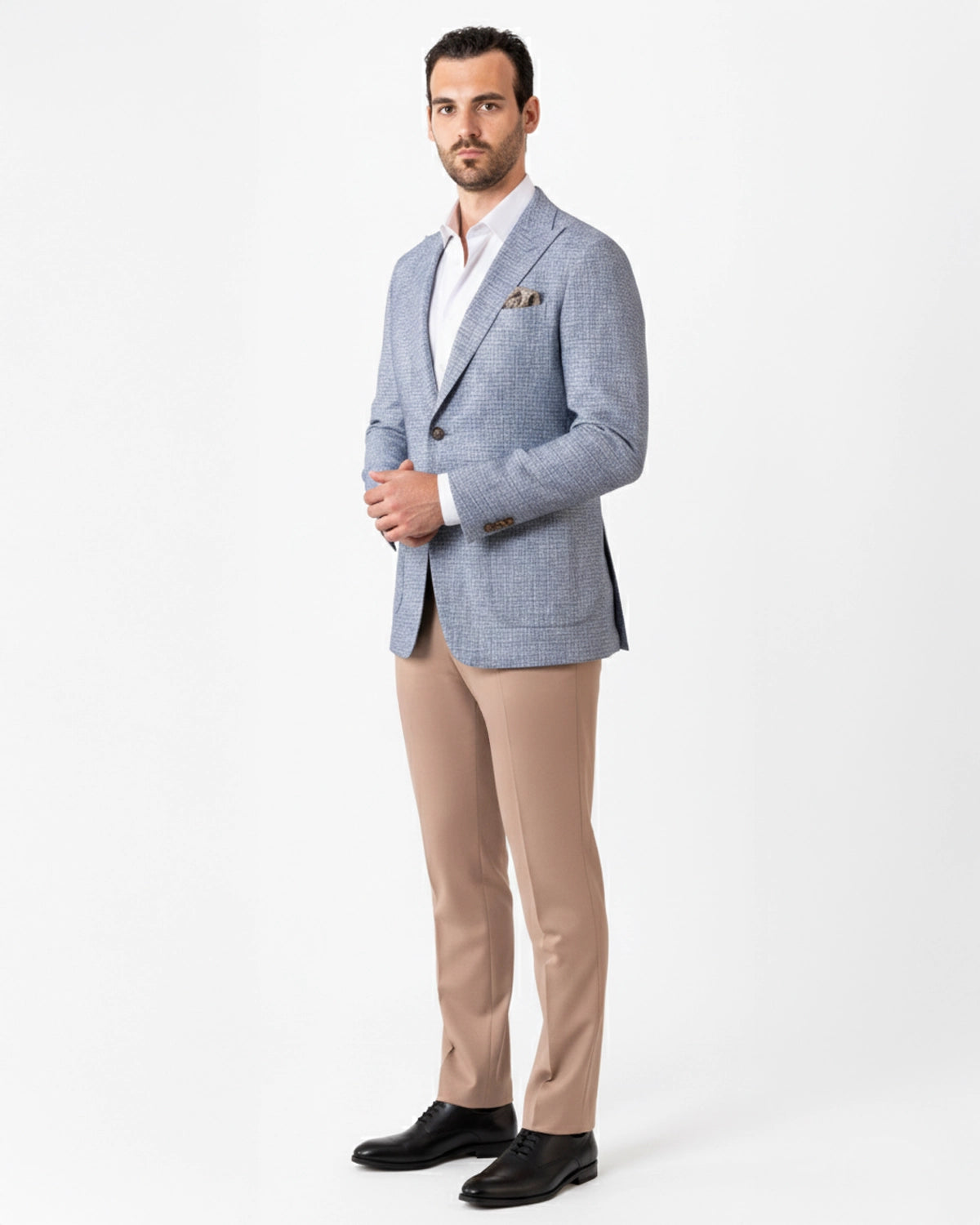 Traje con Americana azul Claro