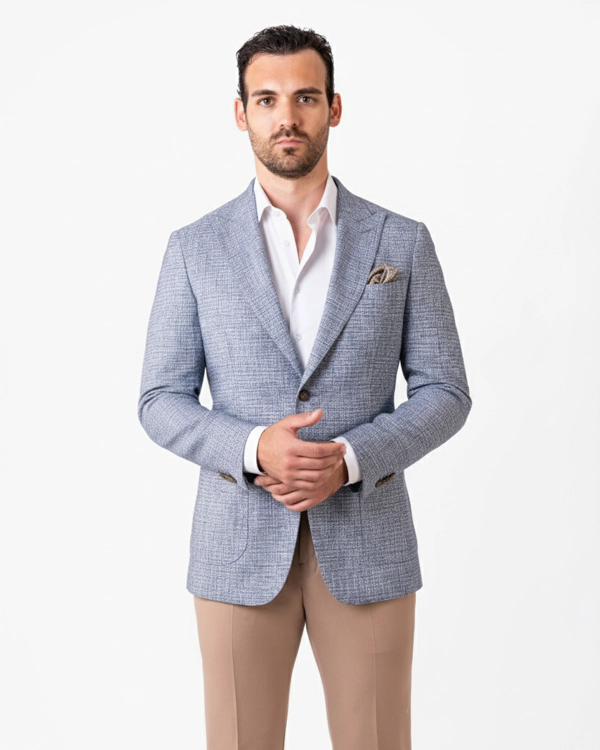 Traje con Americana azul Claro