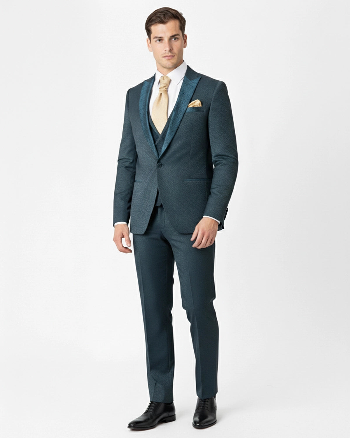 Traje de Novio Color Verde