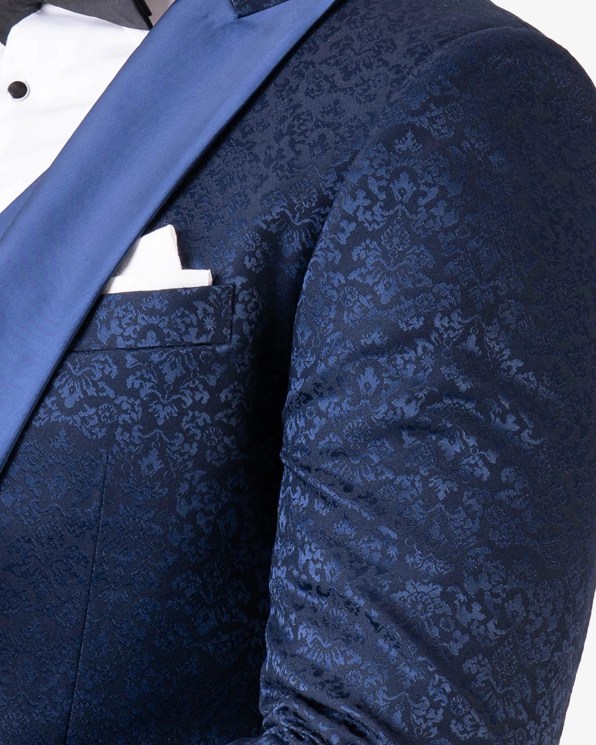 Esmoquin Azul Estampado