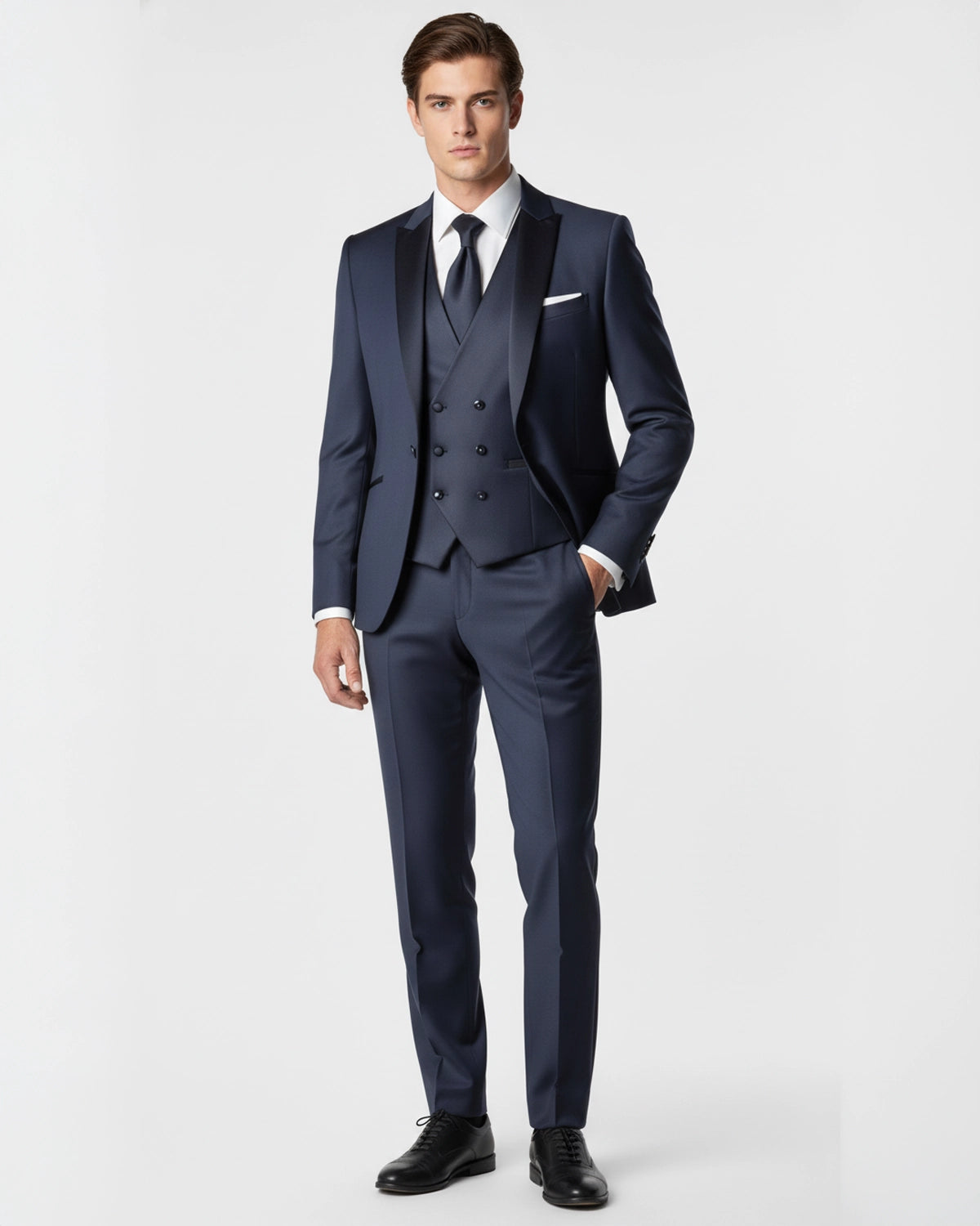 Trajes de Novio Azul Marino