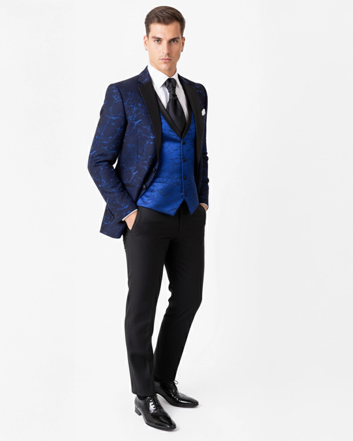 Traje Novio Rayo Azul