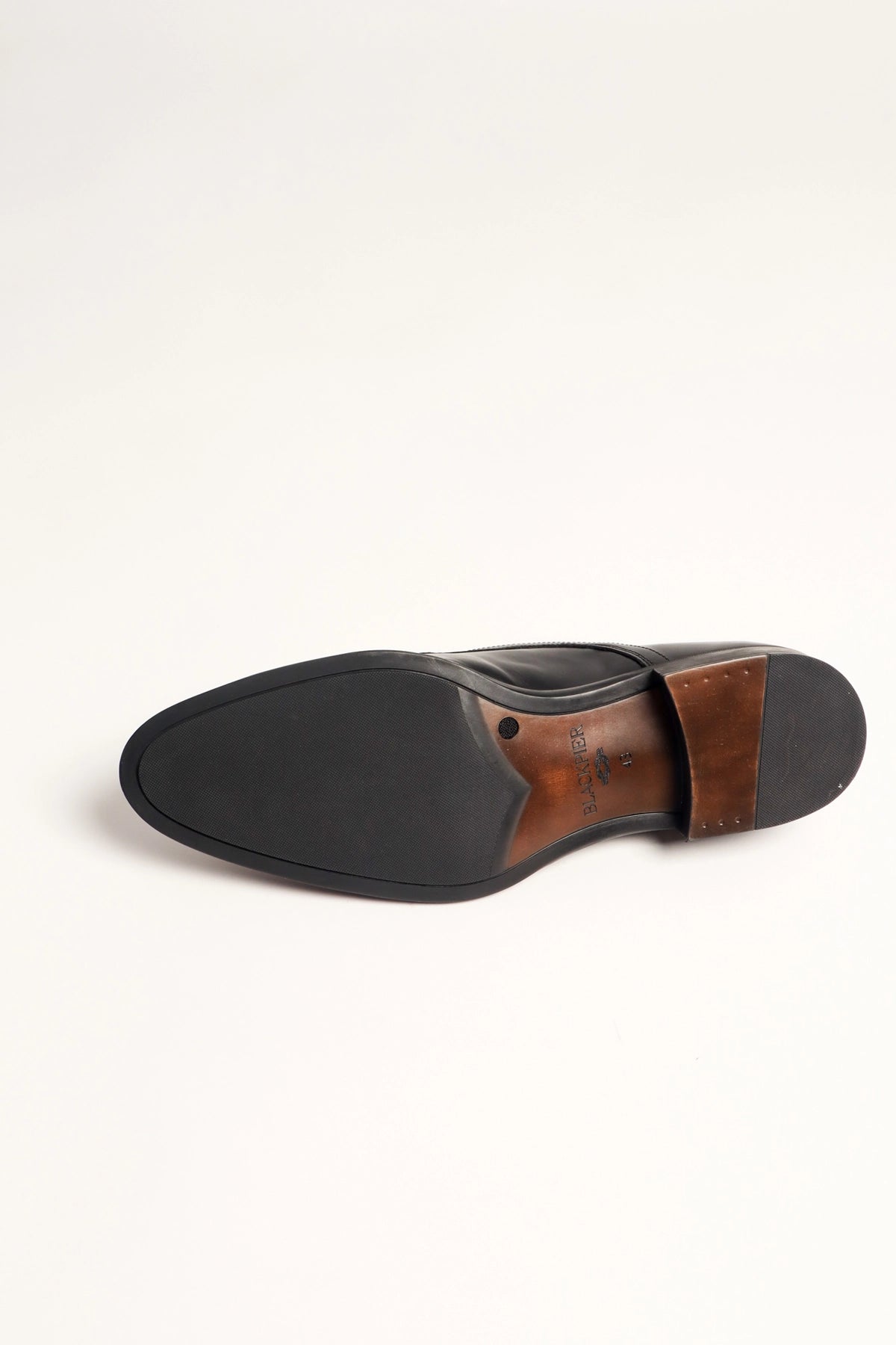Zapatos Negro Hombre detalle acabado | Blackpier