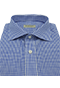 Blue Vichy Check Shirt - Isometric view