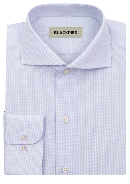 Camisa cuadros pequeños para hombre - Blackpier.com
