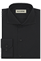 Plain Black Shirt - Front view
