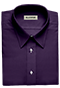 Plain Dark Purple Shirt Blackberry - Front view