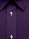 Plain Dark Purple Shirt Blackberry - Isometric view