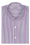 Light purple striped shirt - Front view