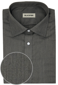 Tailored shirt - Dark Grey Plaid Shirt